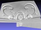 9-  Salone Monumentale - Modello tridimensionale decorazioni della volta