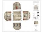 Salone ala Nord 1° piano – Ortofotopiani delle pareti e della volta