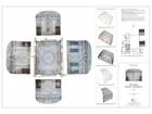 Salone ala Est 1° piano – Ortofotopiani delle pareti e della volta
